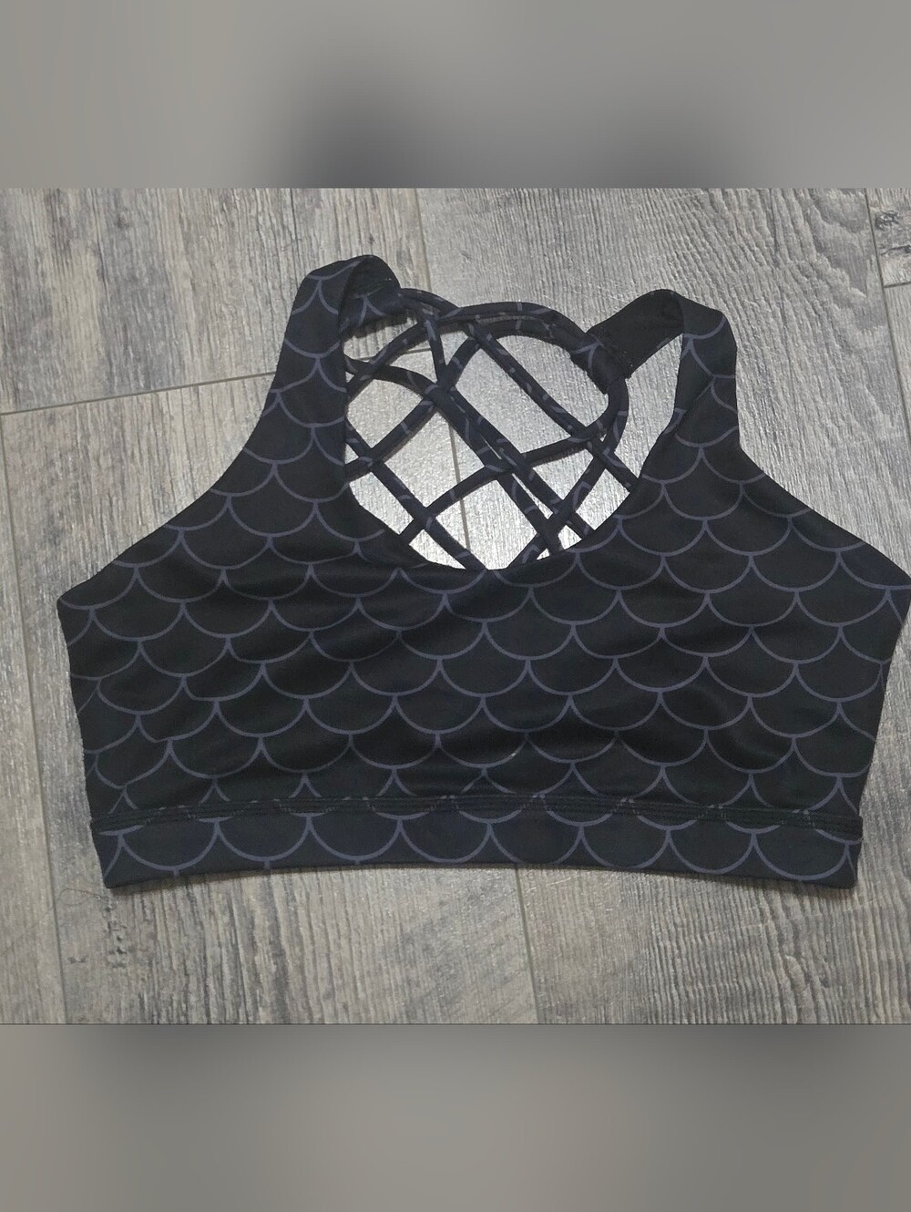 CVG Black Strappy Sports Bra